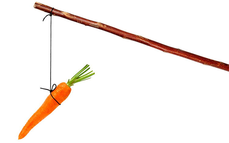 Lý thuyết "cây gậy và củ cà rốt" được áp dụng trong quản trị nhân sự